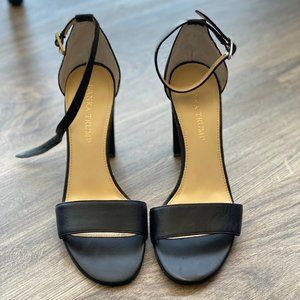 Ivanka Trump Black Leather Heels